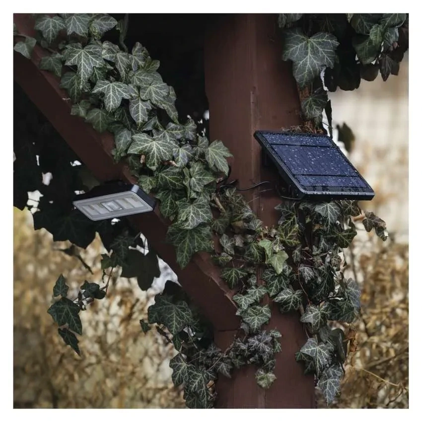 Emos ZG112S SUNNO - LED nástěnné solární svítidlo s pohybovým čidlem, 1300lm, 4000K, IP54
