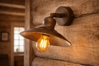 Redo LENA 02-756 - Rustikální nástěnné naklápěcí svítidlo, 1 x E27