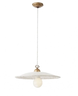 Redo LEA 02-803 + CF40 - Závěsné retro svítidlo s keramickým stínidlem Ø 44cm