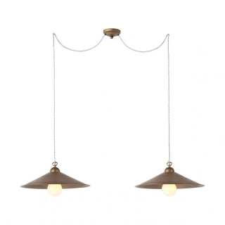 Redo LEA 02-804 + M43AB - Závěsné retro svítidlo se stínidly Ø 43cm