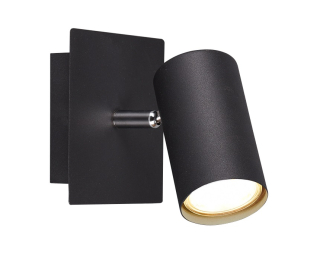 Trio Leuchten 802400132 MARLEY black - Nástěnné bodové svítidlo v černé barvě