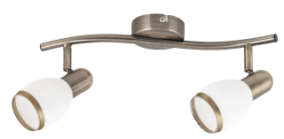 Rabalux 5971 ELITE bronze - Moderní nástěnné nebo stropní svítidlo 2 x E14