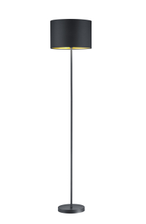 Trio Leuchten 408200179 HOSTEL - Moderní stojací lampa s textilním stínidlem 1 x E27, Ø 35cm, 160cm výška 