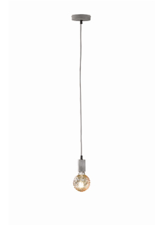 Trio Leuchten 310100161 CORD - Retro objímka na kabelu / antická šedá