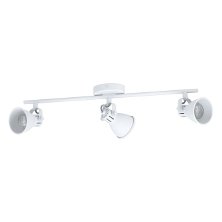 Eglo 98395 SERAS 1 - Retro stropní trojbodové bílé svítidlo + LED žárovky 