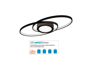 Trio Leuchten R62991142 GALAXY - Stropní lustr stmívatelný klasickým vypínačem, LED 27W, 3000K, 3000lm, 57 x 23cm