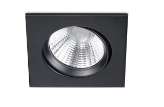 Trio Leuchten 650410132 PAMIR - LED podhledové stmívatelné svítidlo 8,5 x 8,5cm, 5,5W, 3000K, IP23, černá