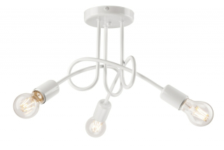 Lamkur LM 3.79 CAMILLA 31620 - Stropní svítidlo v bílé barvě, 3 x E27,  Ø 36cm