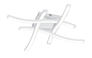 Trio Leuchten R62474131 Route - Stropní LED bílé svítidlo 46 x 46cm, 20W, 2400lm, 4000K