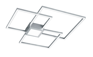 Trio Leuchten 676210407 HYDRA - Vypínačem stmívatelné LED stropní svítidlo LED 38W, 4400lm, 3000K, 65 x 66cm 