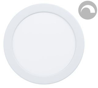 Eglo 99192 FUEVA 5 - LED podhledové svítidlo - stmívatelné Ø 16,6cm, 10,5W, 3000K, bílá