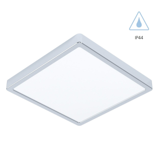 Eglo 99269 FUEVA 5 IP44 - LED stropní svítidlo vhodné do koupelny  28,5 x 28,5cm, 20W, 3000K, IP44, lesklý chrom