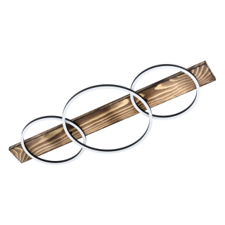 Eglo 99413 BOYAL - Designové stropní LED svítidlo, 3x 12W, 3000K, tmavé dřevo