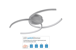 Trio Leuchten R67011187 COCOS - Stropní lustr stmívatelný klasickým vypínačem, LED 20W, 3000K, 2600lm, 70 x 38cm