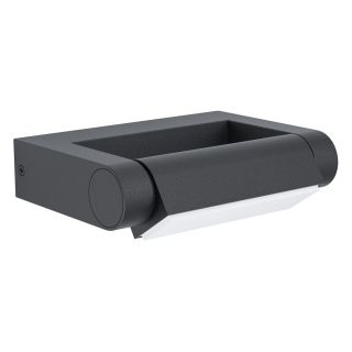 Eglo 98707 BRIANZA - LED venkovní nástěnné natáčecí svítidlo v černé barvě 4,8W, IP44