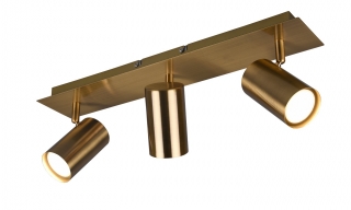 Trio Leuchten 802400304 MARLEY brass - Stropní bodové svítidlo ve staromosazné barvě 3 x GU10