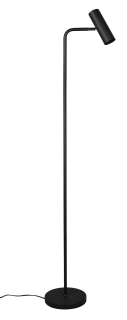 Trio Leuchten 412400132 MARLEY black - Čtecí černá stojací lampa 1 x GU10, 151cm