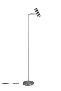 Trio Leuchten 412400107 MARLEY nikl - Čtecí stojací lampa v barvě matného niklu , 1 x GU10, 151cm