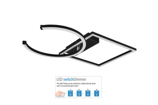Trio Leuchten R62162132 PIVOT - Stropní lustr stmívatelný klasickým vypínačem, LED 23,5W, 3000K, 2800lm