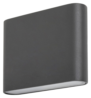 Rabalux 7951 NESNA - LED venkovní nástěnné svítidlo v antracitové barvě, 6W, 3000K, IP54