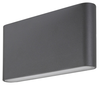 Rabalux 7952 NESNA - LED venkovní nástěnné svítidlo v antracitové barvě, 12W, 3000K, IP54
