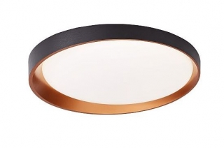 Palnas 61004563 ADEL - Stropní LED svítidlo v černo měděné barvě, LED 40W, 3000K, Ø 50cm