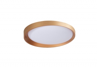 Palnas 61004556 ADEL - Stropní LED svítidlo ve zlaté barvě, LED 40W, 3000K, Ø 50cm