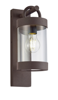 Trio Leuchten 204160124 SAMBESI - Nástěnné venkovní svítidlo s možností aktivace automatického senzoru DEN / NOC, IP44, 1 x E27