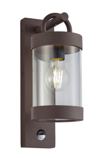 Trio Leuchten 204169124 SAMBESI - Nástěnné venkovní svítidlo se senzorem pohybu 1 x E27, IP44