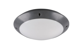 Trio Leuchten R60501042 CAMARO - Venkovní svítidlo na strop v šedé antracitové barvě, 1x E27, Ø 26cm,  IP54