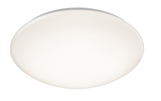 Trio Leuchten R67831101 POLLUX - LED stropní kulaté svítidlo s čidlem pohybu 12W, 3000K, Ø 27cm, IP44