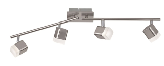 Trio Leuchten R82154107 ROUBAIX - LED stropní bodové svítidlo v matném niklu, LED 16W, 3000K