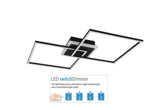 Trio Leuchten R62843132 ARRIBO - Stropní LED svítidlo stmívatelné ovladačem, nebo vypínačem + RGB, LED 35,5W, 3000K