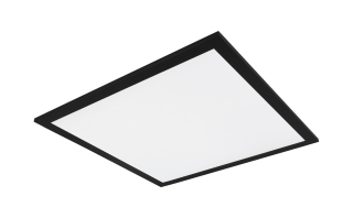 Trio Leuchten R62324532 ALPHA - Stropní černé svítidlo, LED 18W, 45 X 45CM