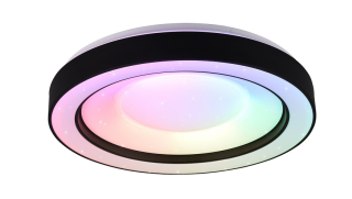 Trio Leuchten R65091032 ARCO - Stropní LED RGB svítidlo s dálkovým ovladačem, LED 22W, 2700-6000K, Ø 49cm
