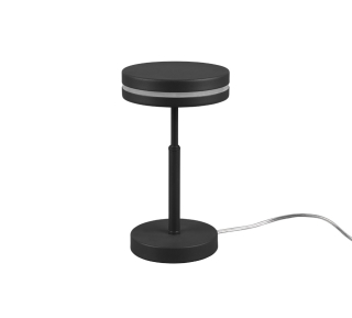 Trio Leuchten 526510142 FRANKLIN -Stolní lampička v šedé antracitové barvě, LED 6W, 3000K, výška 25cm