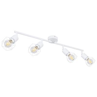 Globo 54802W-4 XARA - Stropní retro bodové svítidlo v bílé barvě 4 x E14, 60cm