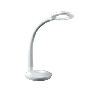 Trio Leuchten R52721101 COBRA - LED dotykem stmívatelná stolní lampička v bílé barvě, LED 3,5W, 3000K