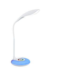 Trio Leuchten R52781201 KRAIT - LED dotykem stmívatelná stolní lampička v bílé barvě , LED 3,5W, 3000K + RGB