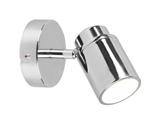 Trio Leuchten 880400106 ANGELO - Nástěnné nebo stropní bodové svítidlo do koupelny v lesklém chromu 1 x GU10, IP44