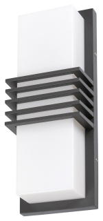 Rabalux 8940 RODEZ - Nástěnné LED venkovní svítidlo v antracitové barvě, LED 12W, 4000K, IP44