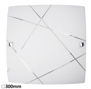 Rabalux 3698 PHAEDRA - Stropní nebo nástěnné svítidlo, skleněné, 1 x E27, 30 x 30cm