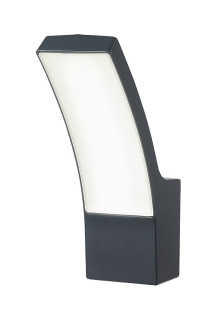Rabalux 7504 PALANGA - Nástěnné LED venkovní svítidlo v antracitové barvě, LED 12W, 3000K, IP44