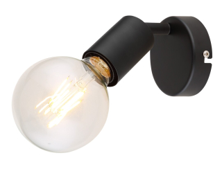 Rabalux 3986 LAMAR - Retro nástěnné svítidlo v černé barvě 1 x E27