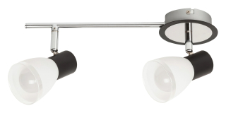 Rabalux 5977 ATI - Stropní bodová lampa v černé barvě, 2 x E14