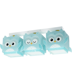 Dalber 64393 LITTLE OWL - Dětské stropní svítidlo se sovičkami + Dárek 3 x LED žárovka