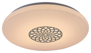 Rabalux 5364 OPHELIA - LED RGB svítidlo stmívatelné s dálkovým ovladačem, LED 24W, 3000K - 6500K, Ø 39,5cm