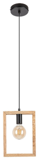 Rabalux 2292 INDIGO - Závěsné dřevěné svítidlo, 1 x E27