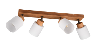 Trio Leuchten R81114030 ASSAM - Stropní dřevěné svítidlo, 4 x E14, 60cm