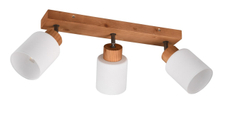 Trio Leuchten R81113030 ASSAM - Stropní dřevěné svítidlo, 3 x E14, 45cm